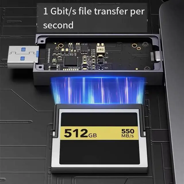 Main image of CFast SD Card Reader USB 3.2 to Micro-SD&TF External Memory OTG Adapter for Mobile Phone Computer Camera 10Gbps