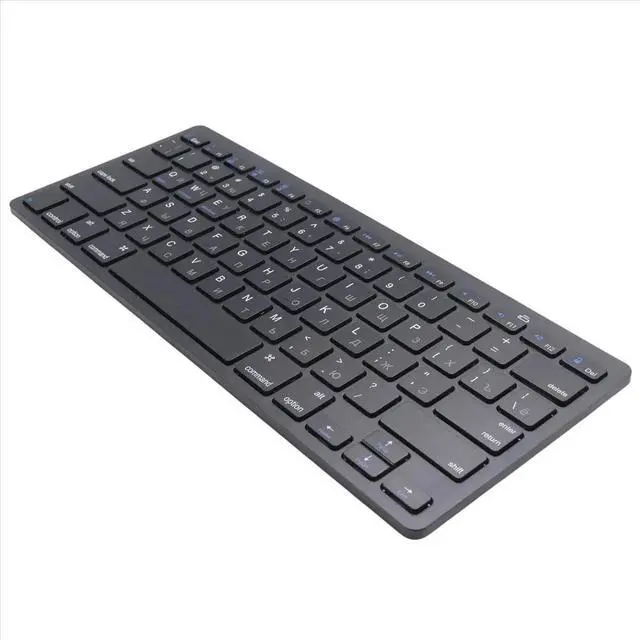 Alt view image 3 of 3 - Russian Keyboard Ultra-Thin Bluetooth Keyboard, for IOS Android Tablet / Laptop -Black