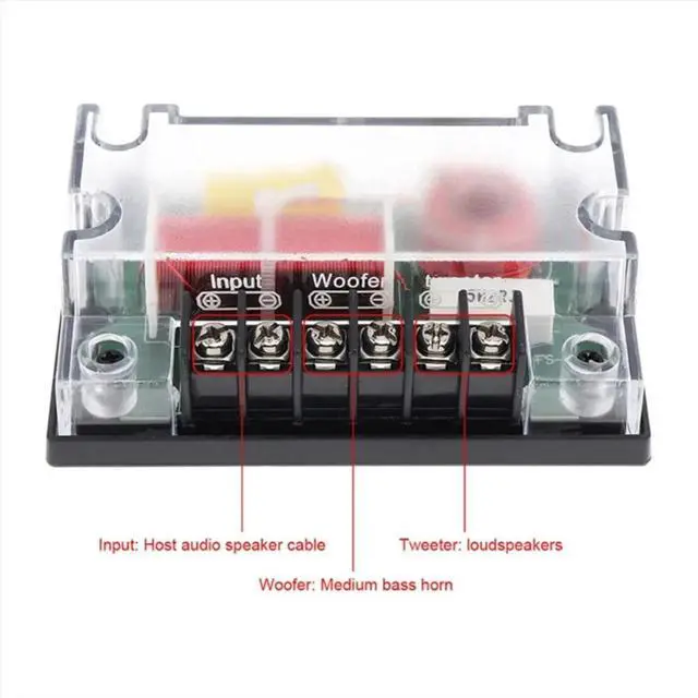 Main image of 200W Speaker 2 Way Audios Frequency Divider Loudspeaker Crossover Filters for Speakers 200W Crossover Filter