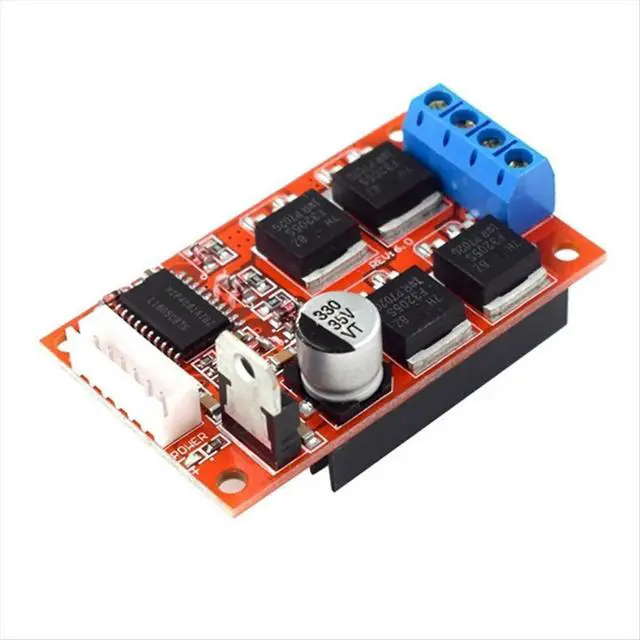 Alt view image 2 of 3 - 450W 20A H Bridge DC Motor Speed Controller Driver Module DC 12-36V PWM Control Switch Forward Reverse for