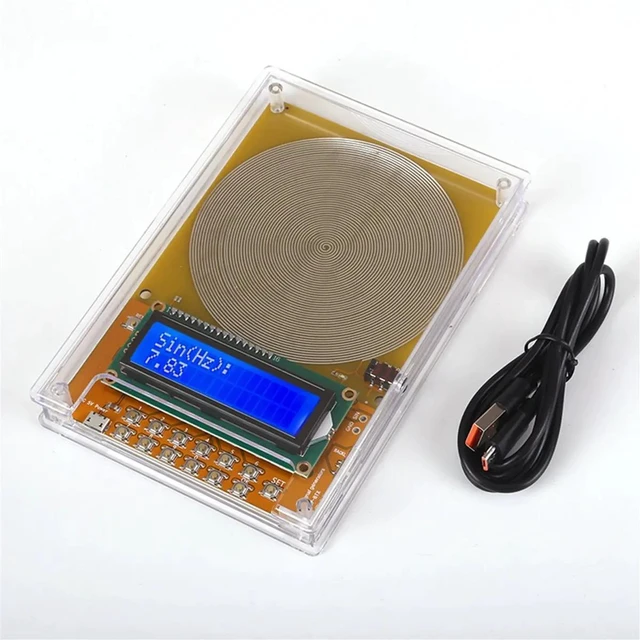 Alt view image 2 of 3 - 0.01-100000Hz Wave Generator 7.83Hz Pure Sine Wave Adjustable Frequency Signal Generator Healing Device