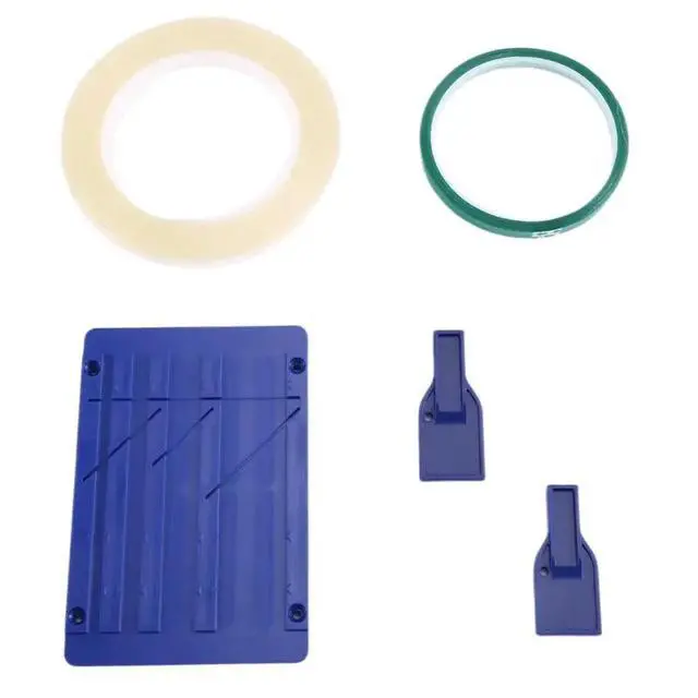 Alt view image 2 of 2 - Cassette Tape Repair Splicing Set Reel To Reel Tape Recorder Splicing Block Cassette Tape Repair Tool
