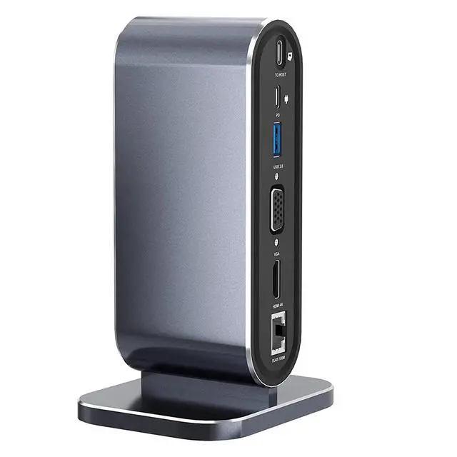 Alt view image 2 of 3 - 12-In-1 USB C Docking Station USB C Hub Dock Laptop Display Docking Station USB 3.0 Adapter for Computer