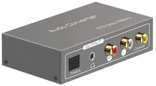Main image of 192Khz Multi Function Audio Converter,For ARC Toslink Optical SPDIF Coaxial To 3.5 Mm Jack AUX Coaxial Audio Adapter