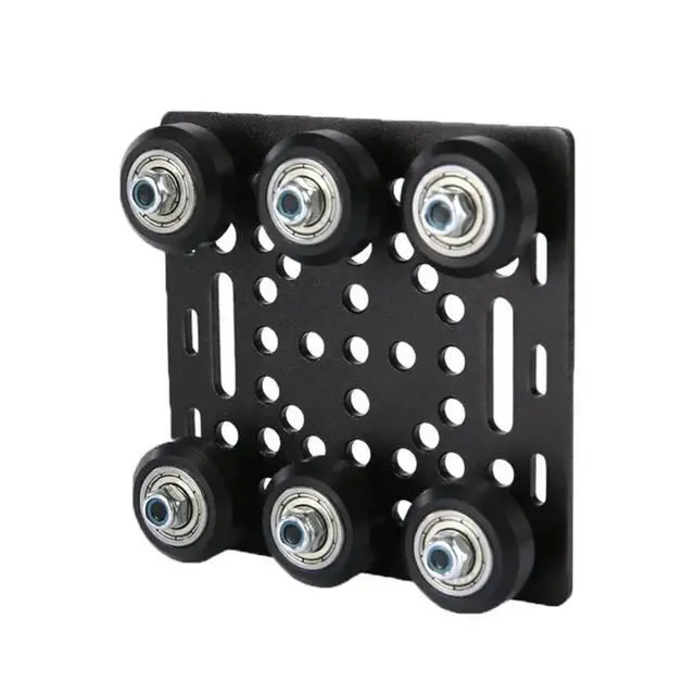 Alt view image 3 of 3 - 2PCS 3D Printer Parts 4040 V-Slot Gantry Plate Set 2040 V Wheel POM Kit European Standard 2020 Gantry Plate Pulley Block