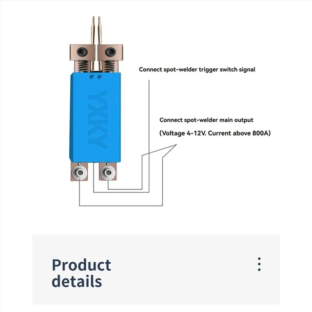 Main image of Handheld Spot Welder with Automatic Trigger, Built-in Switch, Spot Welding Pen for Welding