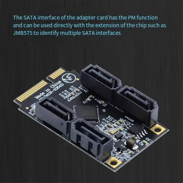 Alt view image 3 of 3 - High-Speed 3.0 Adapter Efficient Data Management: Mini PCIe to 4 Ports 3.0 Adapter - Fast and Reliable