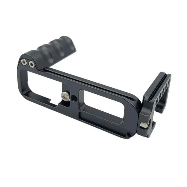 Alt view image 3 of 3 - For X-T30II X-T20 X-T10 Cameras L-Shape Camera Plate with Hand Grip & Quick Release Plate Black