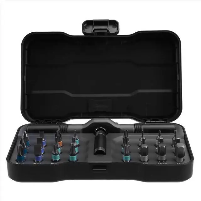 Alt view image 2 of 3 - RS1 24-in-1 Magnetic Ratchet Screwdriver Set, Bits, Non-Slip Handle, Repair Tool Kit for Electronics
