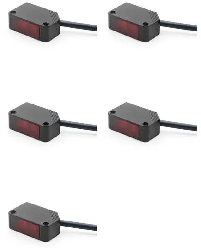 Main image of 5X E3Z-R61 NPN Photoelectric Sensor With Bracket Mirror Reflection Photoelectric Switch Sensor 2M Range