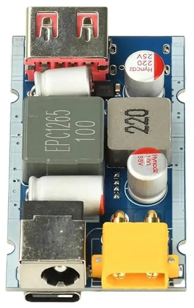Main image of 205W High Power Fast Charging Module PD QC 3.0/5.0 AllProtocols Step-Up Step-Down XT30/ Interface Dual Port XT30