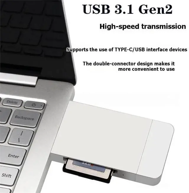 Main image of USB3.1 Type-C & Type-A Express Extension Card Reader for CFE Type-B Memory for R5 for Z6 Z7 Cameras