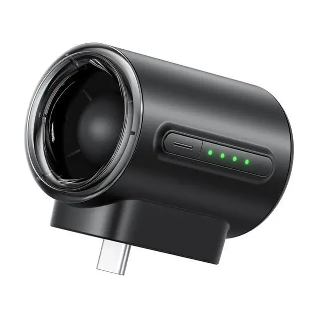 Alt view image 3 of 3 - Powerful USB C Phone Fan,17000 RPM High Speed,4 Speed Mini Cell Phone Fan Attachment for Travel,Gifts for Women