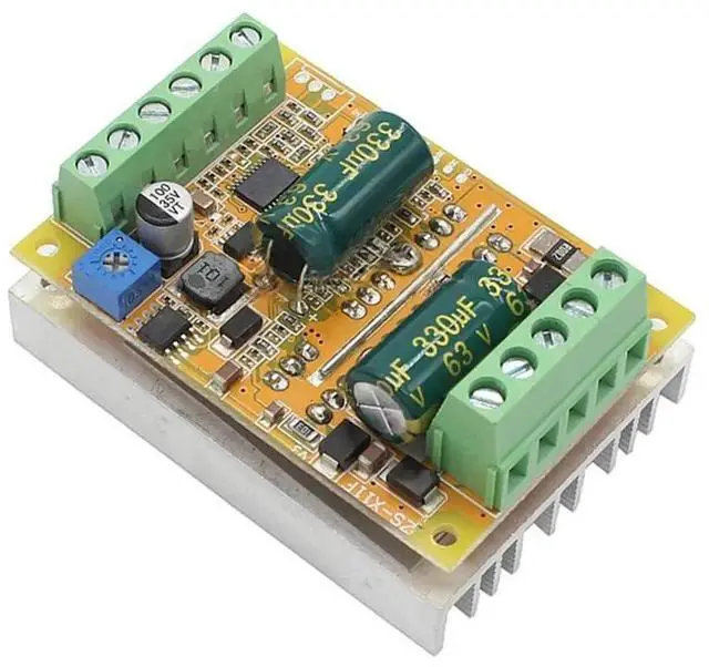 Alt view image 2 of 3 - DC Brushless Motor PWM Controller DC 5-50V 12V 24V 48V 300W BLDC Three Phase No Hall Motor Control Driver Board