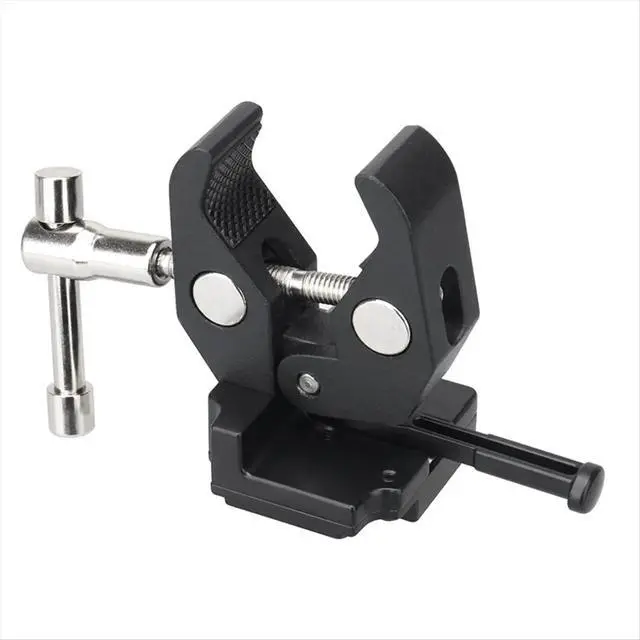 Alt view image 3 of 3 - V-Lock Female Quick Release Mount Adapter with Crab Clamp for DSLR V Mount Camera Photographic Devices