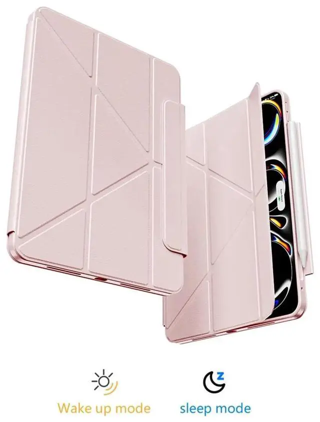 Main image of For Pro 13 11inch Case M5 Powerful Magnetic Attachment Slim Trifold Stand Case 11inch