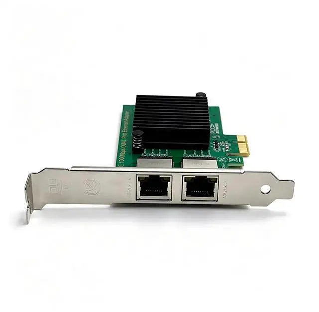 Main image of PCIe X1 2Port Gigabit Network Card 82571 Chip Server Industrial Control RJ45Network Card Soft Routing NAS for Desktop PC