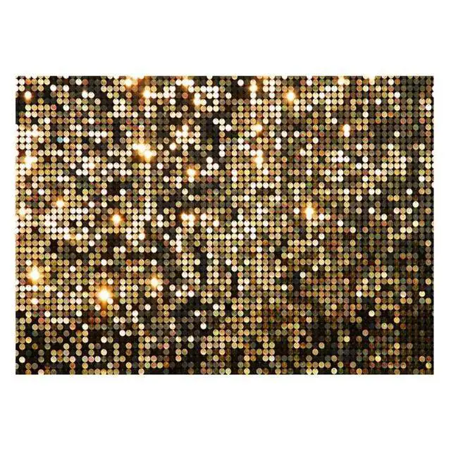 Alt view image 3 of 3 - 210X150cm Glitter Gold Decorative Photography Backdrops Children's Shower Birthday Party Banner Photography Fabrics