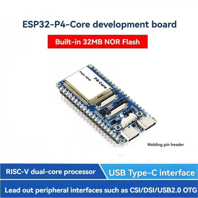 Alt view image 2 of 3 - -P4-Core Development Board Dual-Core RISC-V 32MB Nor Flash Supports DSI//USB OTG 2.0