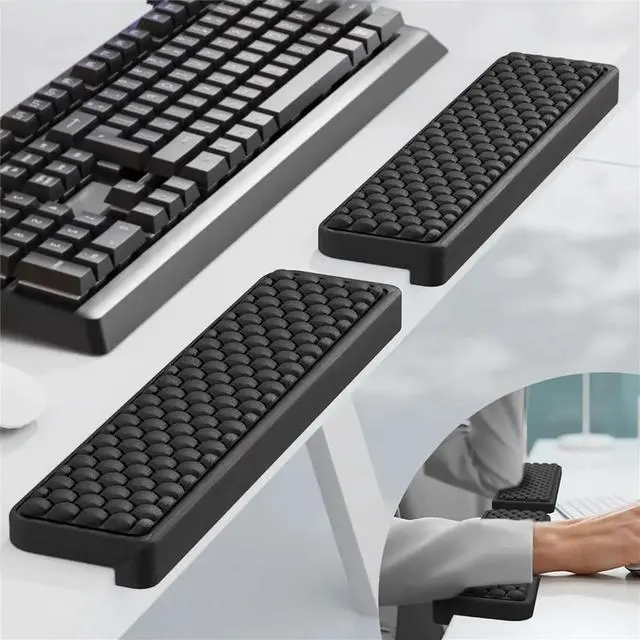 Main image of 2PCS L-Shaped Desk Elbow Pad,Non Slip Ergonomic Memory Foam Elbow Support Padding Wrist Comfort Support for Home