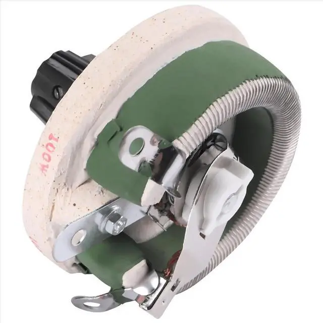 Alt view image 2 of 3 - 100W 100 Ohm Ceramic Wirewound Potentiometer Rotary Resistor Rheostat