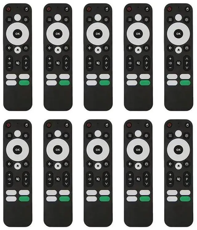 Main image of 10X Replace Voice Remote Control For MECOOL KM2 KM2 PLUS ONN Android 4K UHD TV Box Bluetooth Voice Remote Black