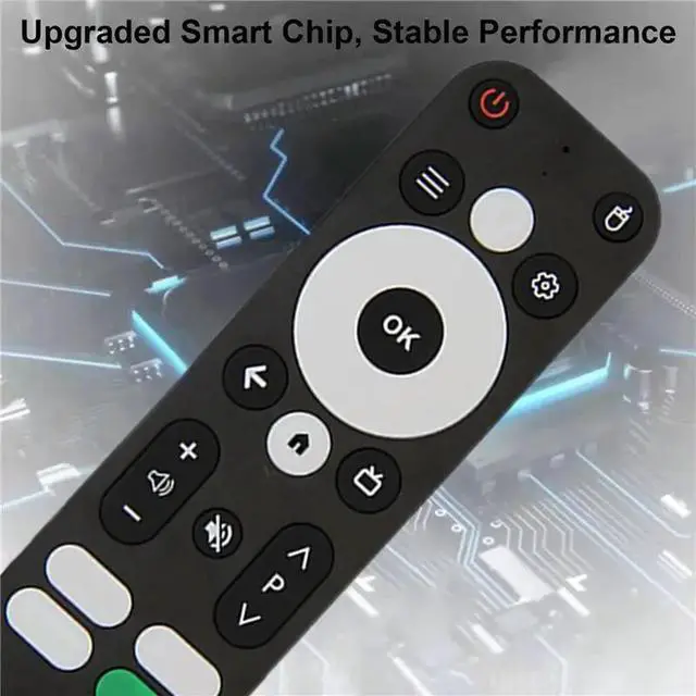 Alt view image 2 of 3 - 10X Replace Voice Remote Control For MECOOL KM2 KM2 PLUS ONN Android 4K UHD TV Box Bluetooth Voice Remote Black