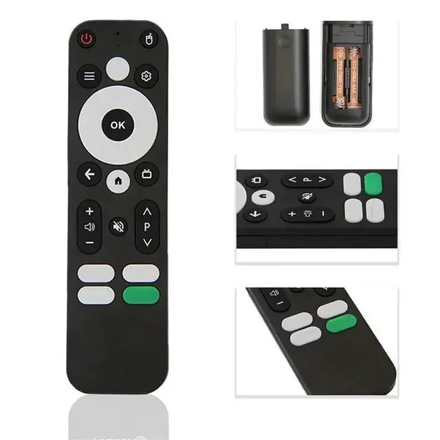 Alt view image 3 of 3 - 10X Replace Voice Remote Control For MECOOL KM2 KM2 PLUS ONN Android 4K UHD TV Box Bluetooth Voice Remote Black