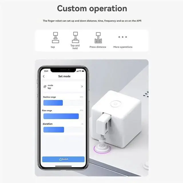 Alt view image 3 of 3 - Tuya Smart Finger Robot Switch Button Pusher Bluetooth Finger Robot Work With Alexa Google Alice