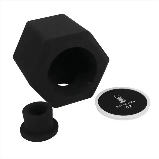 Main image of C2 Microphone -Filter Wind Shield Acoustic for Record Studios Mic Sound-Absorbing Foam Vocal Isolation Ball
