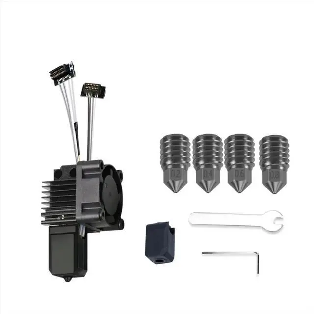 Alt view image 2 of 3 - For P1P P1 3D Printer Hotend Kit with Cooling Fan V2.0 Print Head with Harden Steel Nozzles 3D Printing Parts