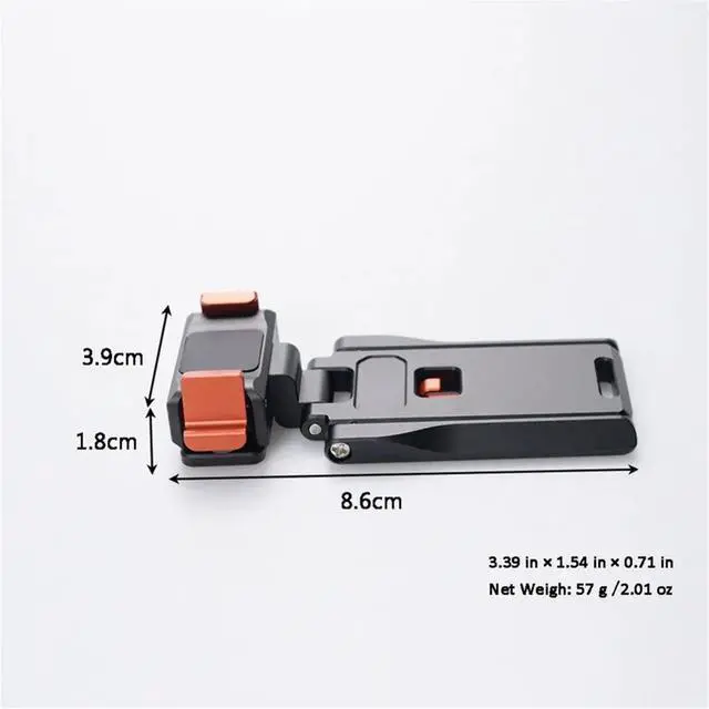 Alt view image 2 of 3 - Folding Tripod for 4/3 Magnetic Foldable Selfie Stick Hook Stand for Desktop Video
