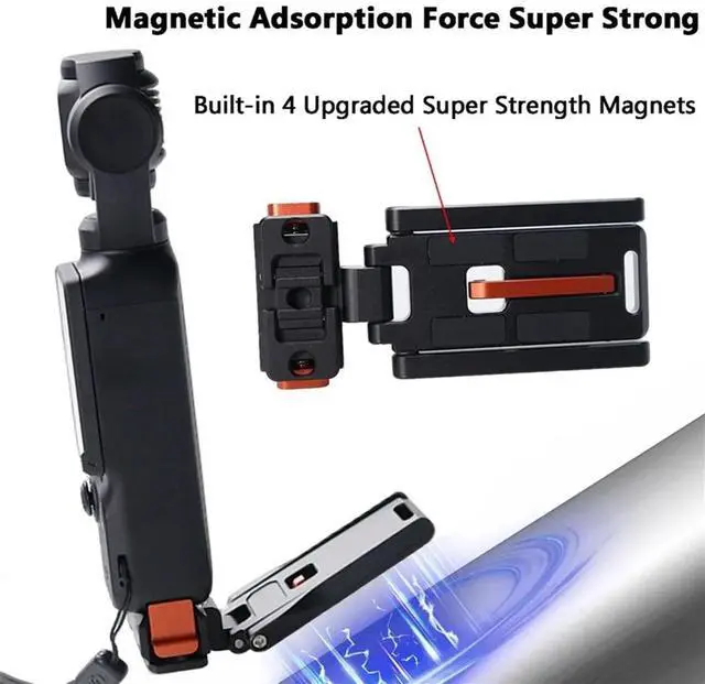 Main image of Folding Tripod for 4/3 Magnetic Foldable Selfie Stick Hook Stand for Desktop Video