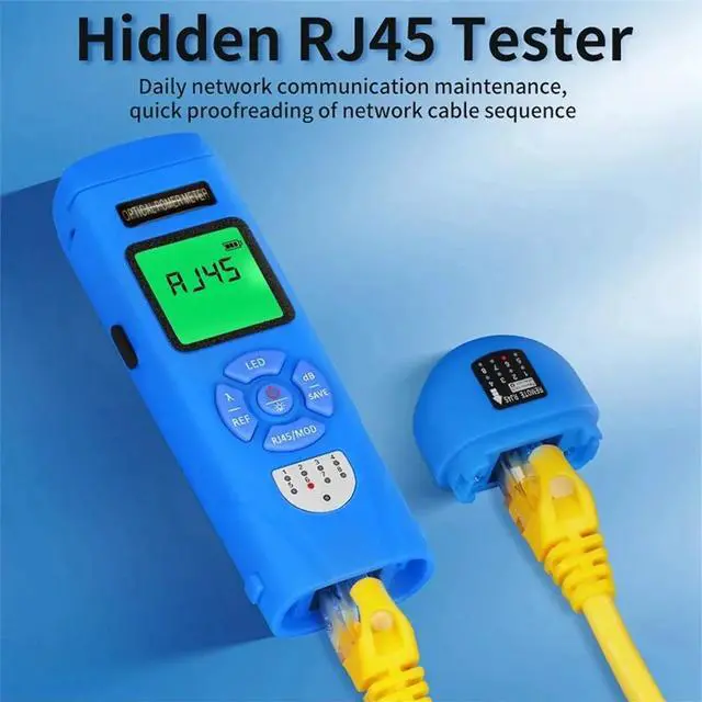 Main image of Rechargeable Optical Power Meter -70+10dbm FTTH Fiber Optic Power Meter with LED OPM SC/FC/ Fiber Power Meter