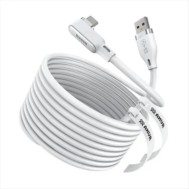 Alt view image 2 of 3 - VR Link Cable Type-C USB 18W Rechargeable Fast Charging Cable for 3/3S/2/Pro/PICO4/Pro/Ultra