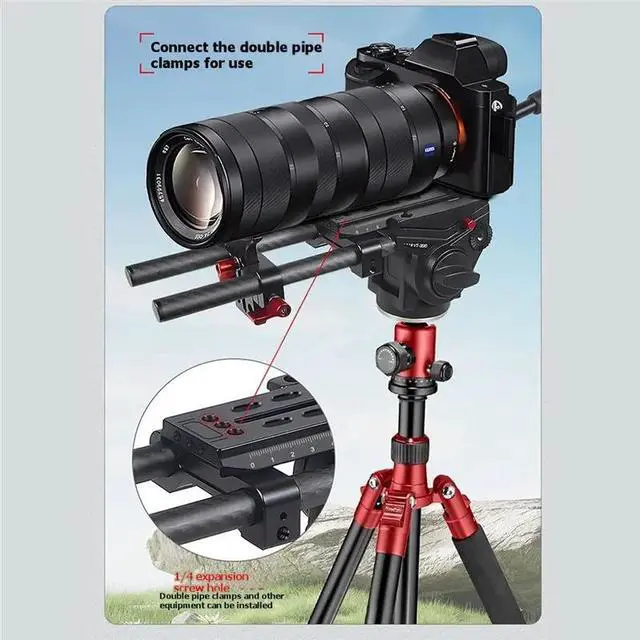 Alt view image 2 of 3 - Gimbal Quick Release Plate For Zhiyun Handheld Stabilizer Extension Plate V Mount Arca Clamp Camera Baseplate