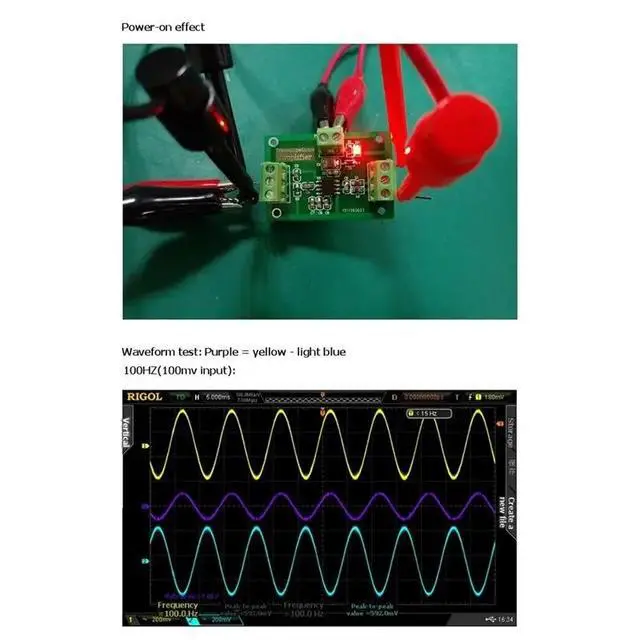 Alt view image 2 of 6 - AD8015 Integrated Transimpedance Amplifier Board Module Single-Ended To Differential 240M Bandwidth 155Mbps Data Rate