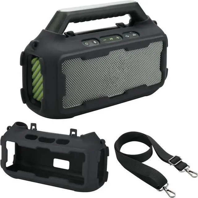 Main image of Silicone Cover for Boom 2 Outdoor Speaker, Travel Sleeve Case Shockproof Protective Cover with Shoulder Strap