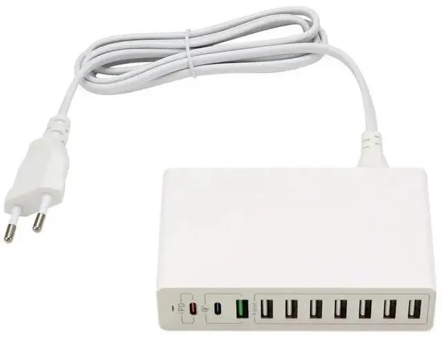 Main image of For USB Station 65W 10 Port Desktop Fast Charging Solution For Smart Phones Tablets Laptops For Multiple Devices