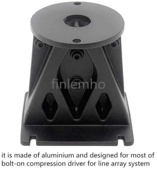 Alt view image 3 of 3 - 1PC DJ Speaker Tweeter Horn Aluminium Line Array Waveguide 1" Throat Professional Audio For Public Address System Console Mixer