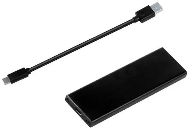 Alt view image 2 of 3 - For 2010 2011 Air A1369 A1370 SSD Case USB3.2 GEN2 to 12+6Pin M.2 SATA SSD Enclosure 6Gbps M2 SSD Box A-C Cable