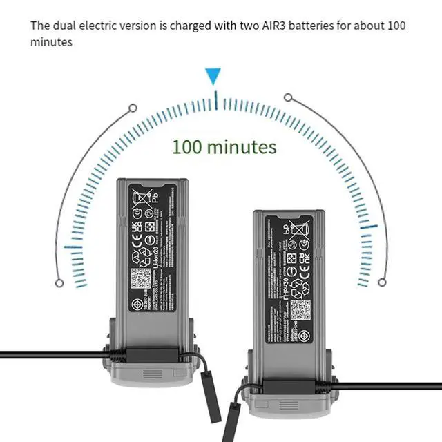 Alt view image 3 of 3 - Fast Charging Car Charger for Mini 4 Pro/Mini 3 Pro USB Dual Adapter with Safety Features for RC Drones