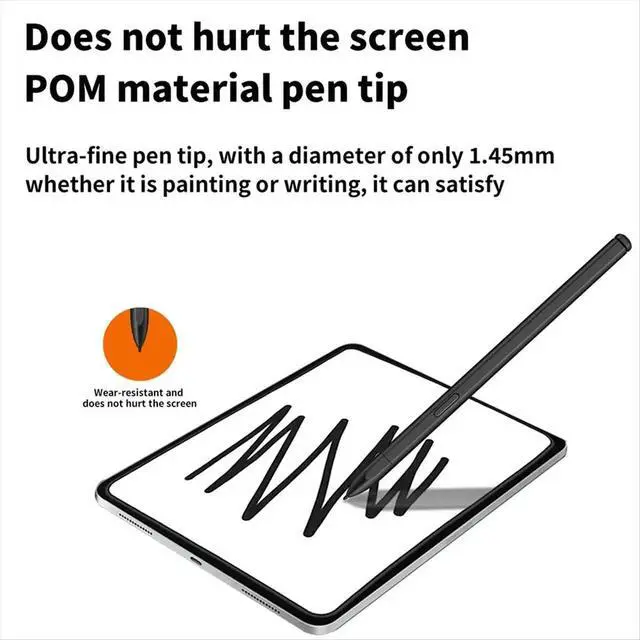 Alt view image 2 of 3 - EMR Stylus Pen for 2 Touch Pencil with Eraser 4096 Sensitivity Palm Rejection with 3 Pen Tips