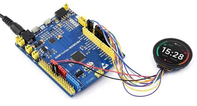 Main image of 1.28 Inch Touch LCD Display Module GC9A01 Drived CST816S Capacitive Touch Control Chip 240x240 IPS SPI Communication