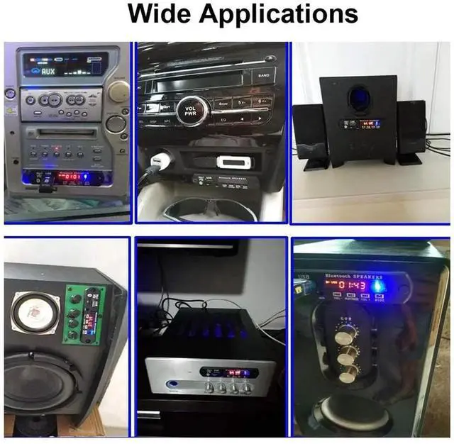 Main image of MP3 Decoding Board Car Audio Decoding Board TPA3116D2 Amplifier 2x50W+100W BT 5.3 for Car Audio
