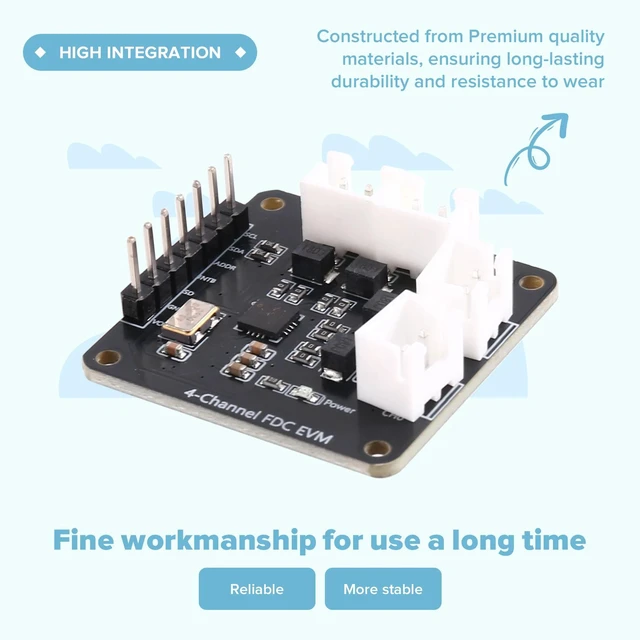 Alt view image 2 of 3 - FDC2214 Capacitive Sensor Module For Electronics For Paper Counting For Electronics