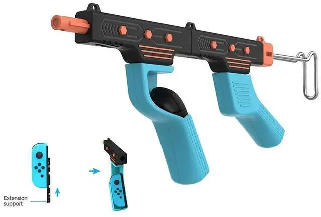 Main image of 2-in-1 Split Game Controller Convertible with Shoulder Stock for Handheld Gaming Console