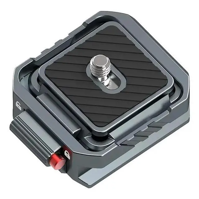Alt view image 2 of 3 - 2X All-Metal Camera Arca Quick Release Kit For Zhiyun Stabilizer Tripod Head Slide Rail Quick Mount Buckle Base