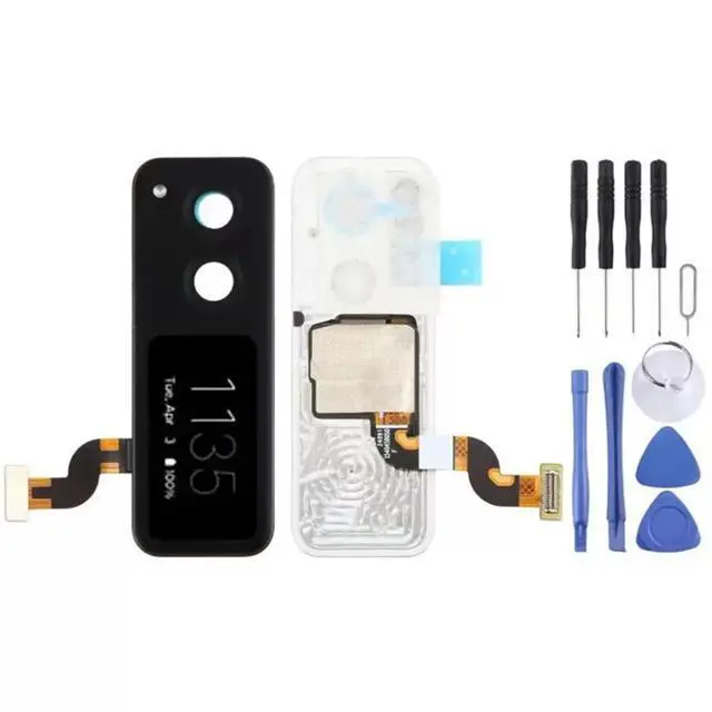 Alt view image 3 of 3 - Replacement LCD Screen for Razr 40 / Razr Gen 3 LCD Secondary Screen with Digitizer Full Assembly