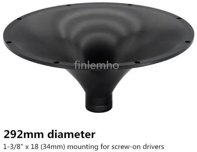 Main image of 2PC Tweeter Speaker Horn Round 292mm Treble DJ Car HiFi For Professional Audio Home Theater Karaoke Public Address System
